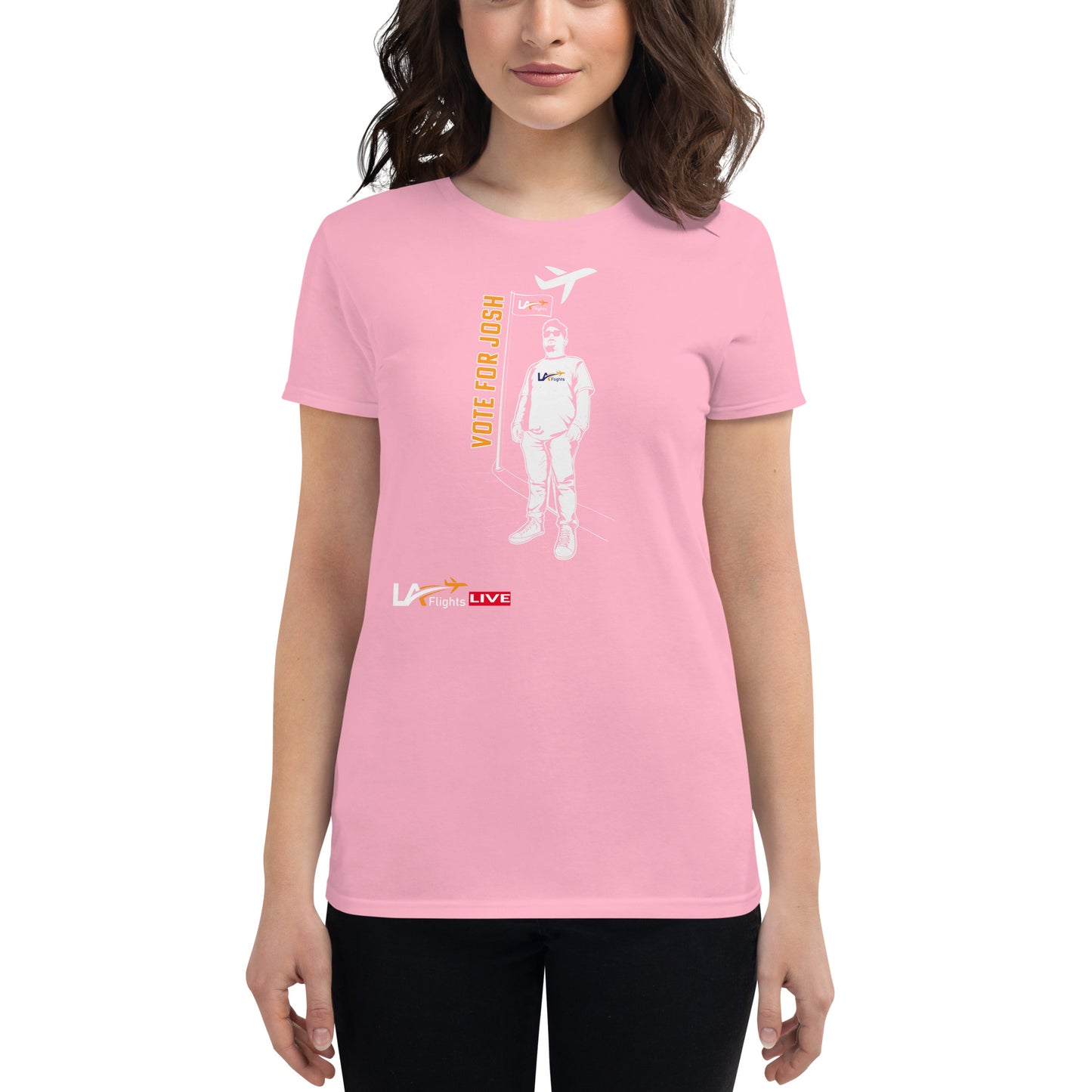 Women's short sleeve t-shirt Vote For Josh