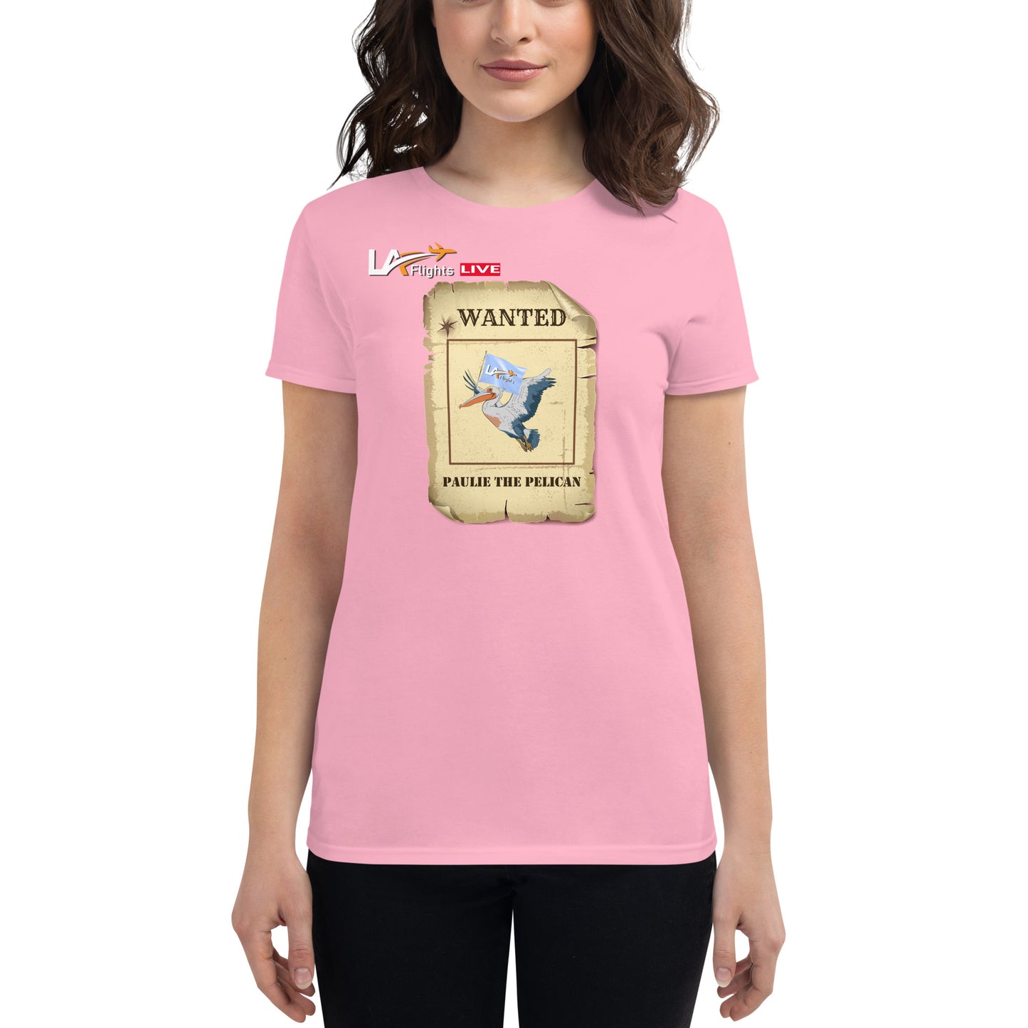 Women's short sleeve t-shirt Pauile The Pelican