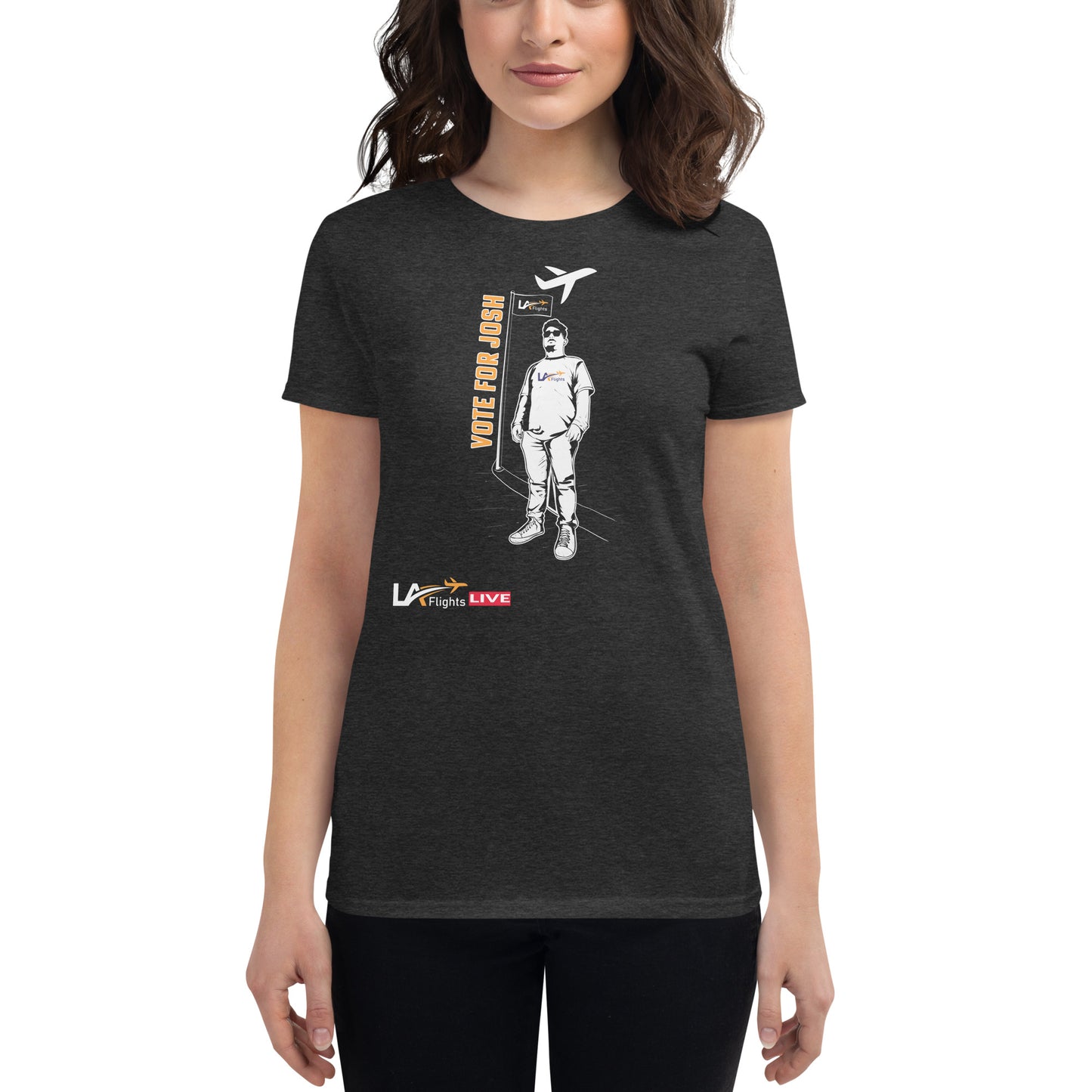 Women's short sleeve t-shirt Vote For Josh