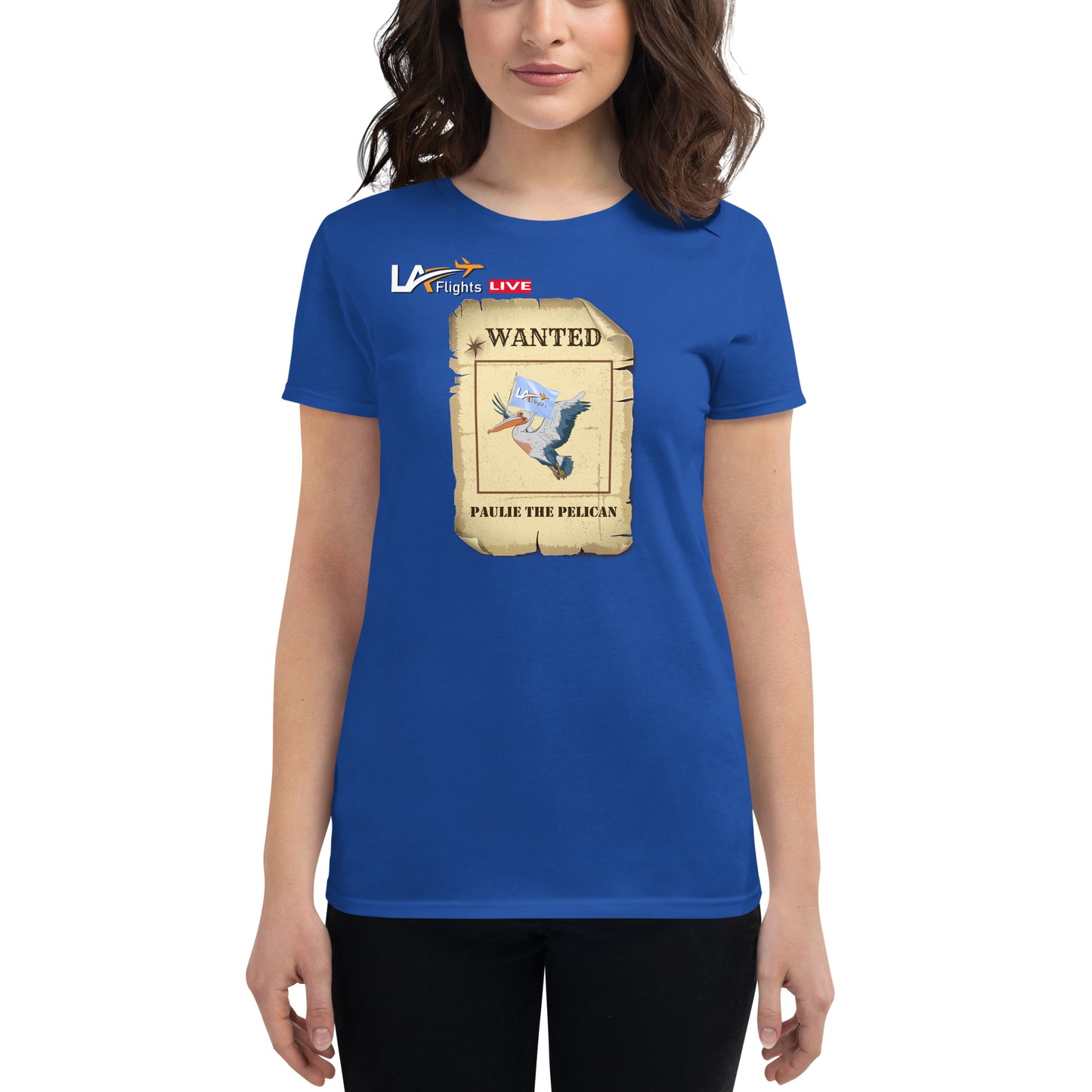 Women's short sleeve t-shirt Pauile The Pelican