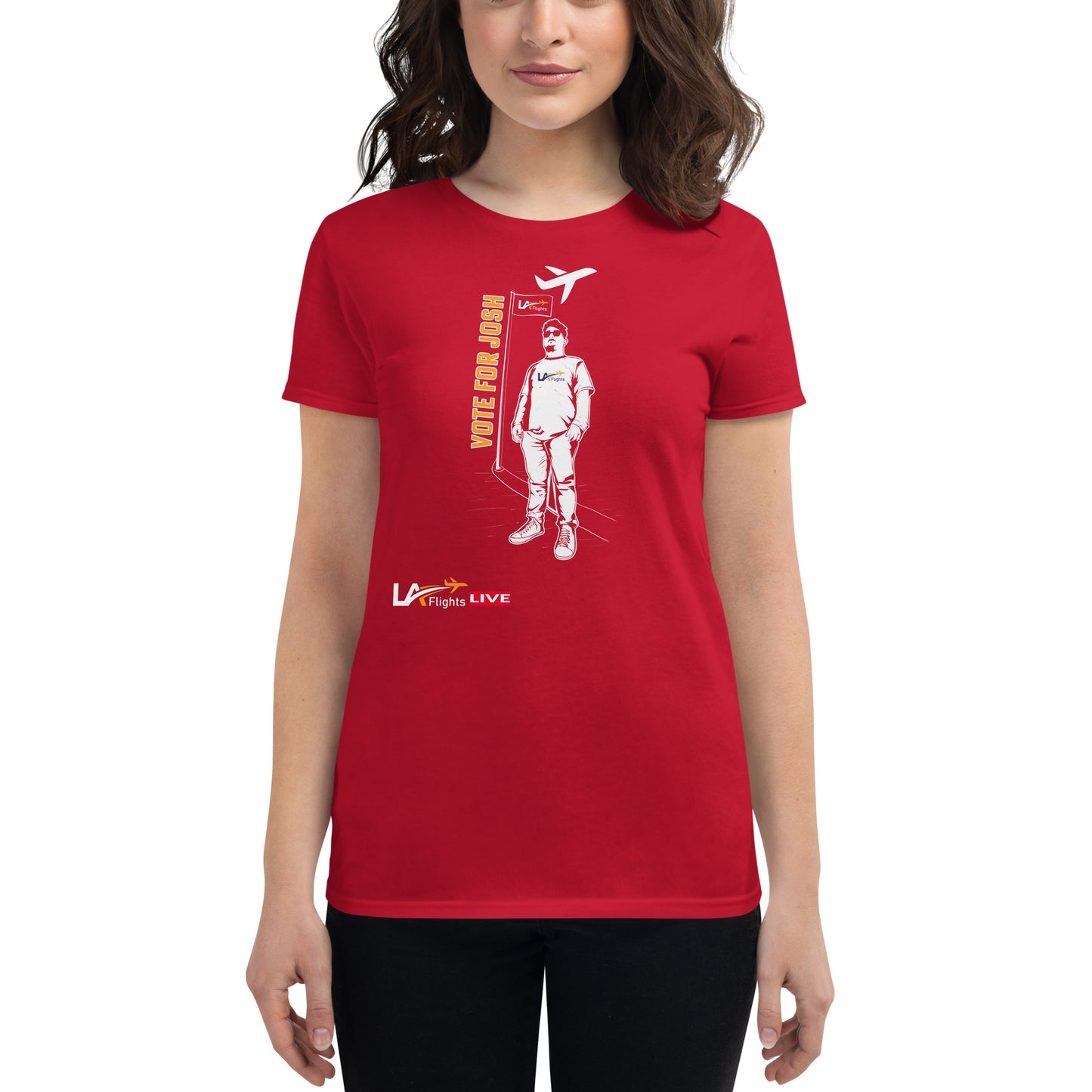 Women's short sleeve t-shirt Vote For Josh