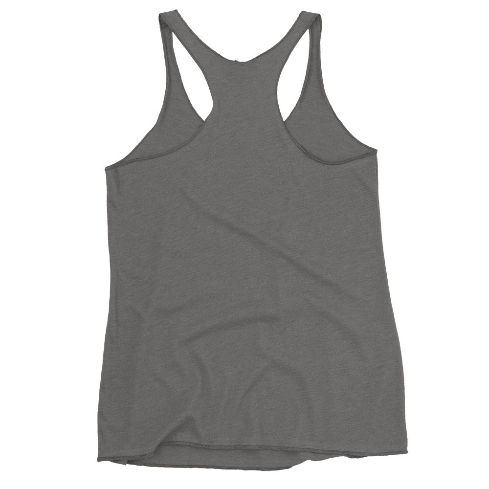 Women's Racerback Tank #trustthehost